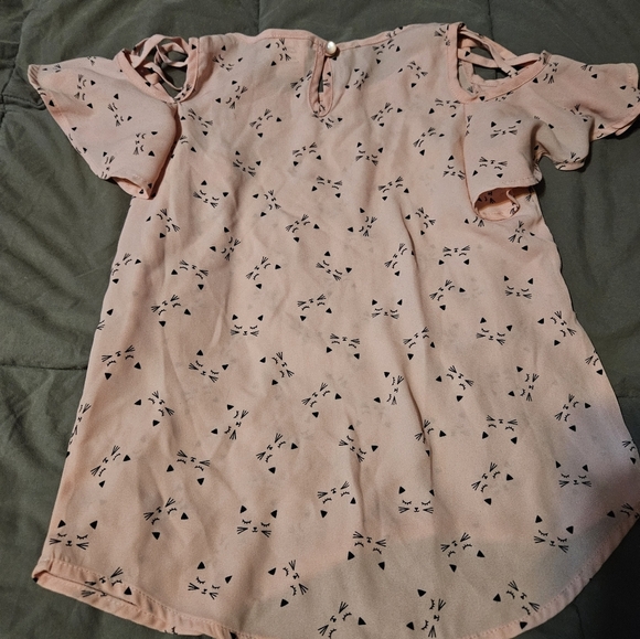 Lily bleu cat face shirt - Picture 5 of 5